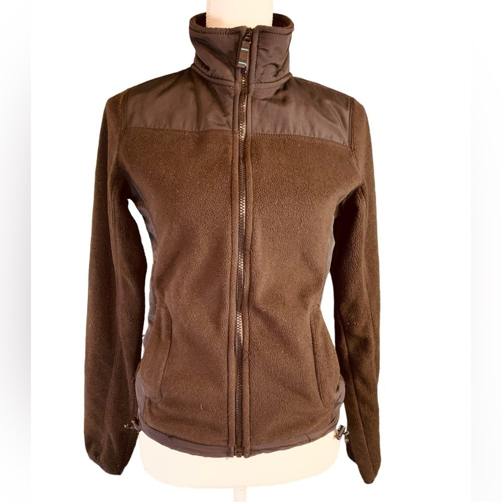 Aeropostale XS Women’s Black Fleece Full Zip High Neck Pocket Zip Jacket